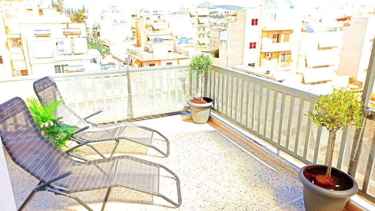Апартаменти Penthouse With An Incredible View 350M From Metro Station! Афіни Екстер'єр фото